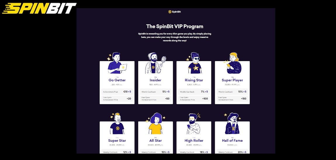 VIP program for experienced players